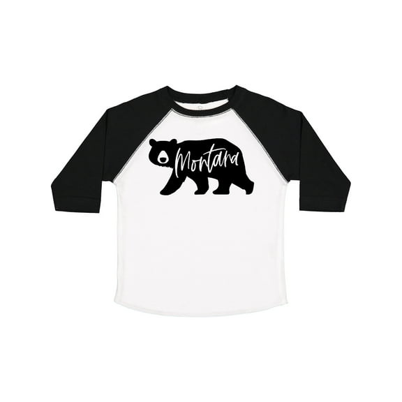 Inktastic Montana Black Bear Silhouette Boys or Girls Toddler T-Shirt
