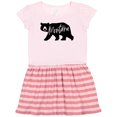 thumbnail image 1 of Inktastic Montana Black Bear Silhouette Gift Toddler Girl Dress, 1 of 4