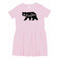 thumbnail image 1 of Inktastic Montana Black Bear Silhouette Girls Toddler Dress, 1 of 5