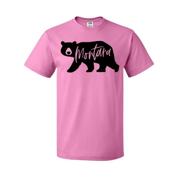 Inktastic Montana Black Bear Silhouette T-Shirt