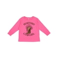 thumbnail image 1 of Inktastic Montana Cowgirl Girls Long Sleeve Toddler T-Shirt, 1 of 5