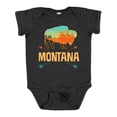 thumbnail image 1 of Inktastic Montana Gift Buffalo Silhouette Boys or Girls Baby Bodysuit, 1 of 5