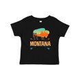 thumbnail image 1 of Inktastic Montana Gift Buffalo Silhouette Boys or Girls Baby T-Shirt, 1 of 5