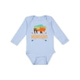 thumbnail image 1 of Inktastic Montana Gift Buffalo Silhouette Boys or Girls Long Sleeve Baby Bodysuit, 1 of 5