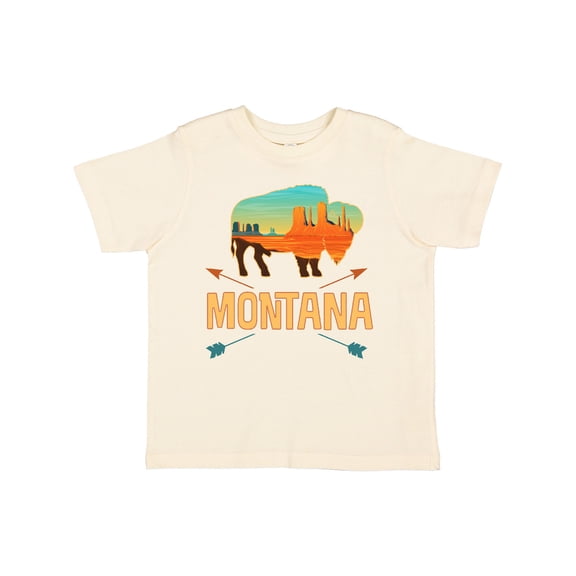 Inktastic Montana Gift Buffalo Silhouette Boys or Girls Toddler T-Shirt