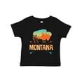 thumbnail image 1 of Inktastic Montana Gift Buffalo Silhouette Boys or Girls Toddler T-Shirt, 1 of 5