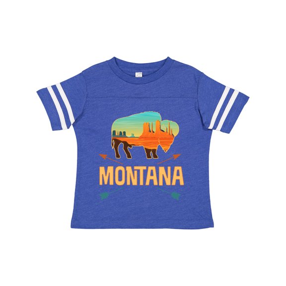 Inktastic Montana Gift Buffalo Silhouette Boys or Girls Toddler T-Shirt