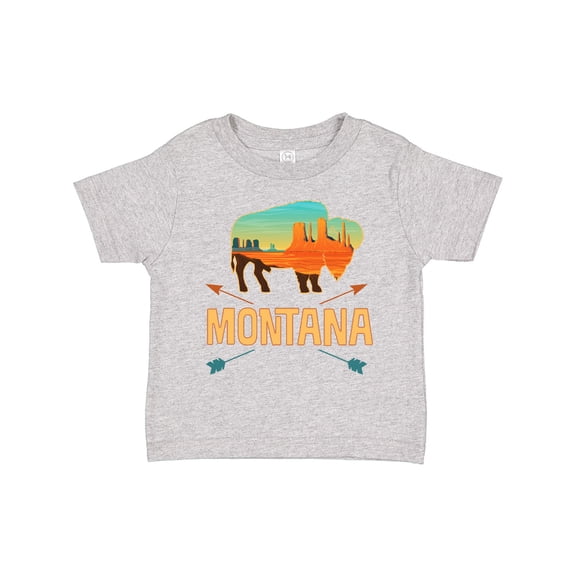 Inktastic Montana Gift Buffalo Silhouette Boys or Girls Toddler T-Shirt