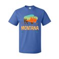 thumbnail image 1 of Inktastic Montana Gift Buffalo Silhouette T-Shirt, 1 of 5
