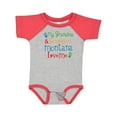thumbnail image 1 of Inktastic Montana Grandma Loves Me Boys or Girls Baby Bodysuit, 1 of 5
