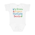 thumbnail image 1 of Inktastic Montana Grandma Loves Me Boys or Girls Baby Bodysuit, 1 of 5