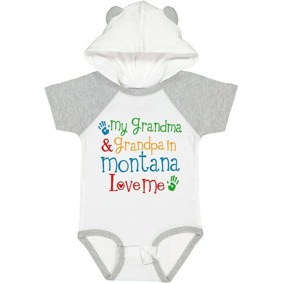 Inktastic Montana Grandma Loves Me Boys or Girls Baby Bodysuit