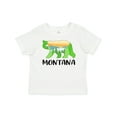 thumbnail image 1 of Inktastic Montana Lake and Trees in Bear Silhouette Boys or Girls Baby T-Shirt, 1 of 5