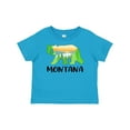 thumbnail image 1 of Inktastic Montana Lake and Trees in Bear Silhouette Boys or Girls Baby T-Shirt, 1 of 5