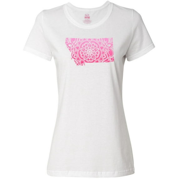 Inktastic Montana Silhouette Mandala Women's T-Shirt