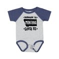 thumbnail image 1 of Inktastic Montana Someone Loves Me Boys or Girls Baby Bodysuit, 1 of 5
