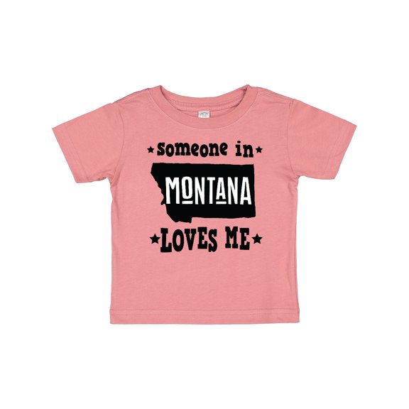 Inktastic Montana Someone Loves Me Boys or Girls Baby T-Shirt