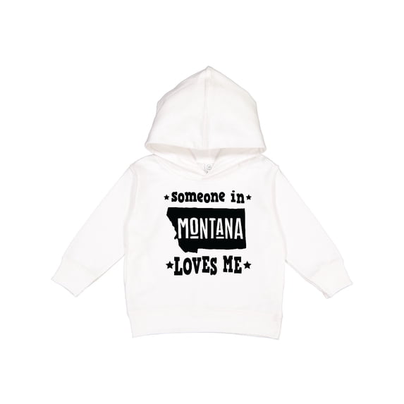 Inktastic Montana Someone Loves Me Toddler Hoodie