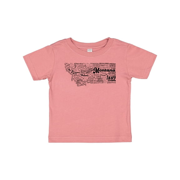 Inktastic Montana State Word Salad Boys or Girls Baby T-Shirt