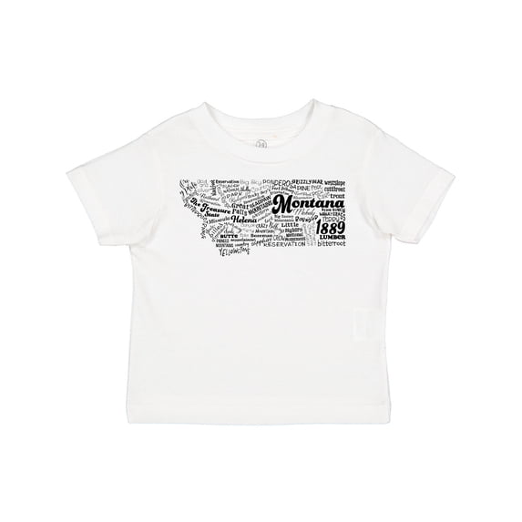 Inktastic Montana State Word Salad Boys or Girls Toddler T-Shirt