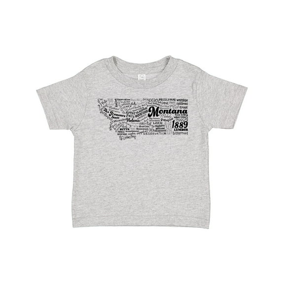 Inktastic Montana State Word Salad Boys or Girls Toddler T-Shirt