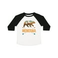 thumbnail image 1 of Inktastic Montana Vacation Bear Silhouette Boys or Girls Toddler T-Shirt, 1 of 5
