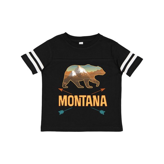Inktastic Montana Vacation Bear Silhouette Boys or Girls Toddler T-Shirt