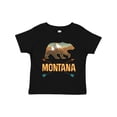 thumbnail image 1 of Inktastic Montana Vacation Bear Silhouette Boys or Girls Toddler T-Shirt, 1 of 5