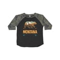 thumbnail image 1 of Inktastic Montana Vacation Bear Silhouette Boys or Girls Toddler T-Shirt, 1 of 5
