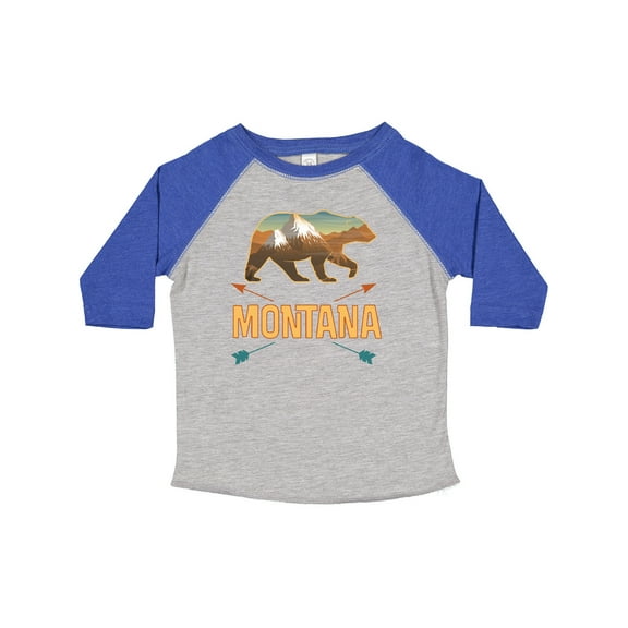 Inktastic Montana Vacation Bear Silhouette Boys or Girls Toddler T-Shirt