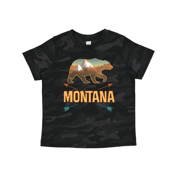 Inktastic Montana Vacation Bear Silhouette Boys or Girls Toddler T-Shirt