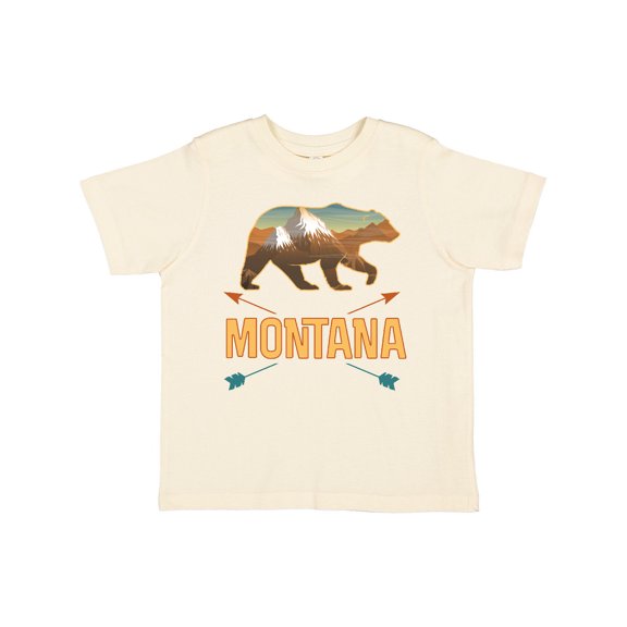 Inktastic Montana Vacation Bear Silhouette Boys or Girls Toddler T-Shirt