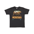 thumbnail image 1 of Inktastic Montana Vacation Bear Silhouette T-Shirt, 1 of 5