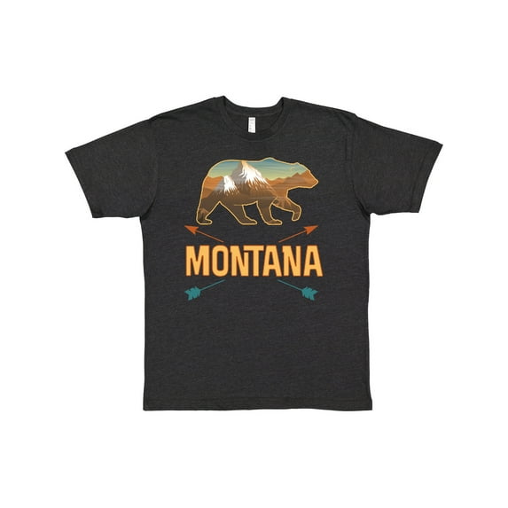 Inktastic Montana Vacation Bear Silhouette T-Shirt