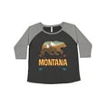 thumbnail image 1 of Inktastic Montana Vacation Bear Silhouette Women's Plus Size T-Shirt, 1 of 5
