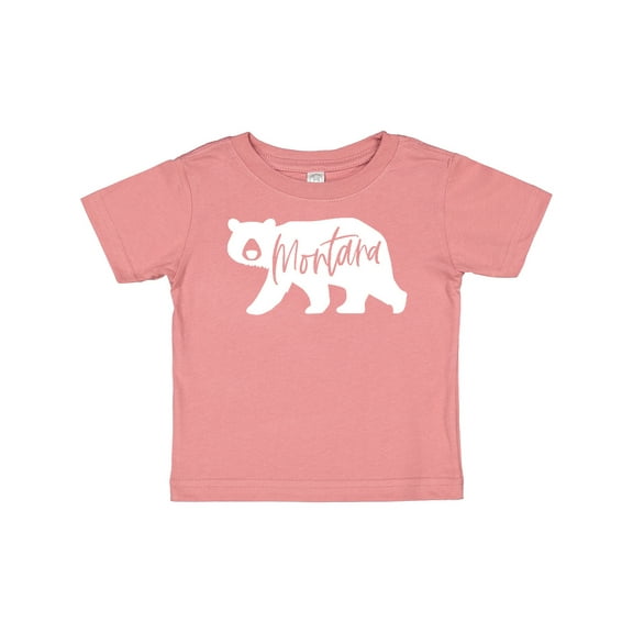 Inktastic Montana White Bear Silhouette Boys or Girls Baby T-Shirt