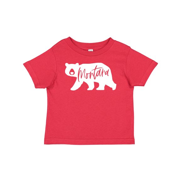 Inktastic Montana White Bear Silhouette Boys or Girls Baby T-Shirt