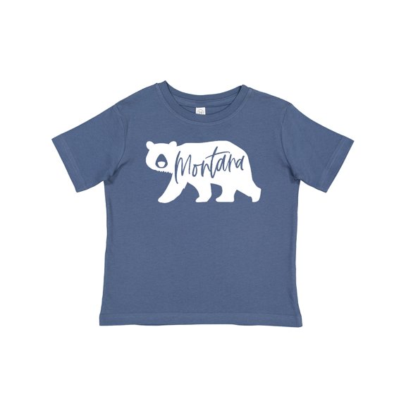 Inktastic Montana White Bear Silhouette Boys or Girls Baby T-Shirt