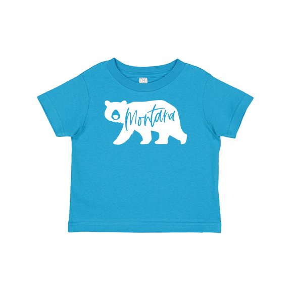 Inktastic Montana White Bear Silhouette Boys or Girls Baby T-Shirt
