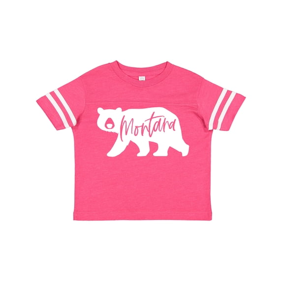 Inktastic Montana White Bear Silhouette Boys or Girls Toddler T-Shirt