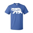 thumbnail image 1 of Inktastic Montana White Bear Silhouette T-Shirt, 1 of 5