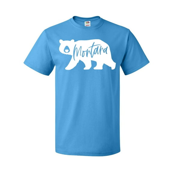 Inktastic Montana White Bear Silhouette T-Shirt