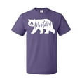 thumbnail image 1 of Inktastic Montana White Bear Silhouette T-Shirt, 1 of 5