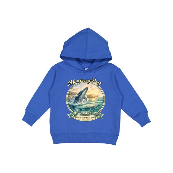 Inktastic Monterey Bay California Coast Whale Watching Toddler Hoodie