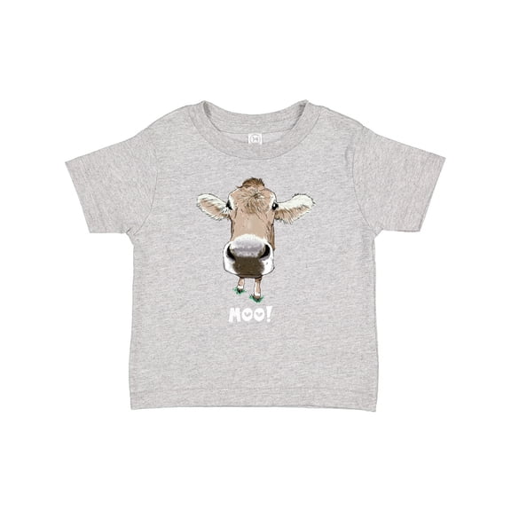 Inktastic Moo Cute Brown Holstein Cow Boys or Girls Baby T-Shirt