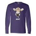 thumbnail image 1 of Inktastic Moo Cute Brown Holstein Cow Long Sleeve T-Shirt, 1 of 5