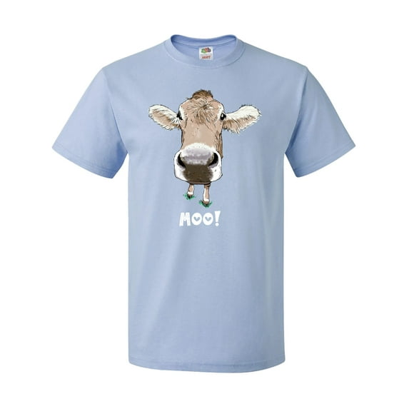Inktastic Moo Cute Brown Holstein Cow T-Shirt