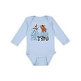 thumbnail image 1 of Inktastic Moo Moo I'm 2 with Cute Holstein Cows Boys or Girls Long Sleeve Baby Bodysuit, 1 of 5