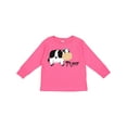 thumbnail image 1 of Inktastic Moo Says the Cow Boys or Girls Long Sleeve Toddler T-Shirt, 1 of 5