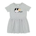 thumbnail image 1 of Inktastic Moo Says the Cow Girls Toddler Dress, 1 of 5